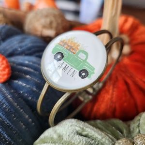 Plunder Fall earrings and bracelet